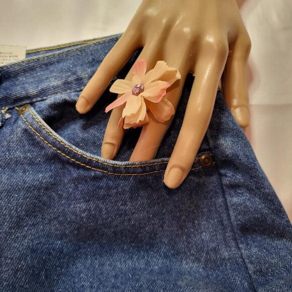 04KBrook, Not Worn, Women's Pedal Pusher Jeans, Blue, Size 12 - Picture 4 of 6